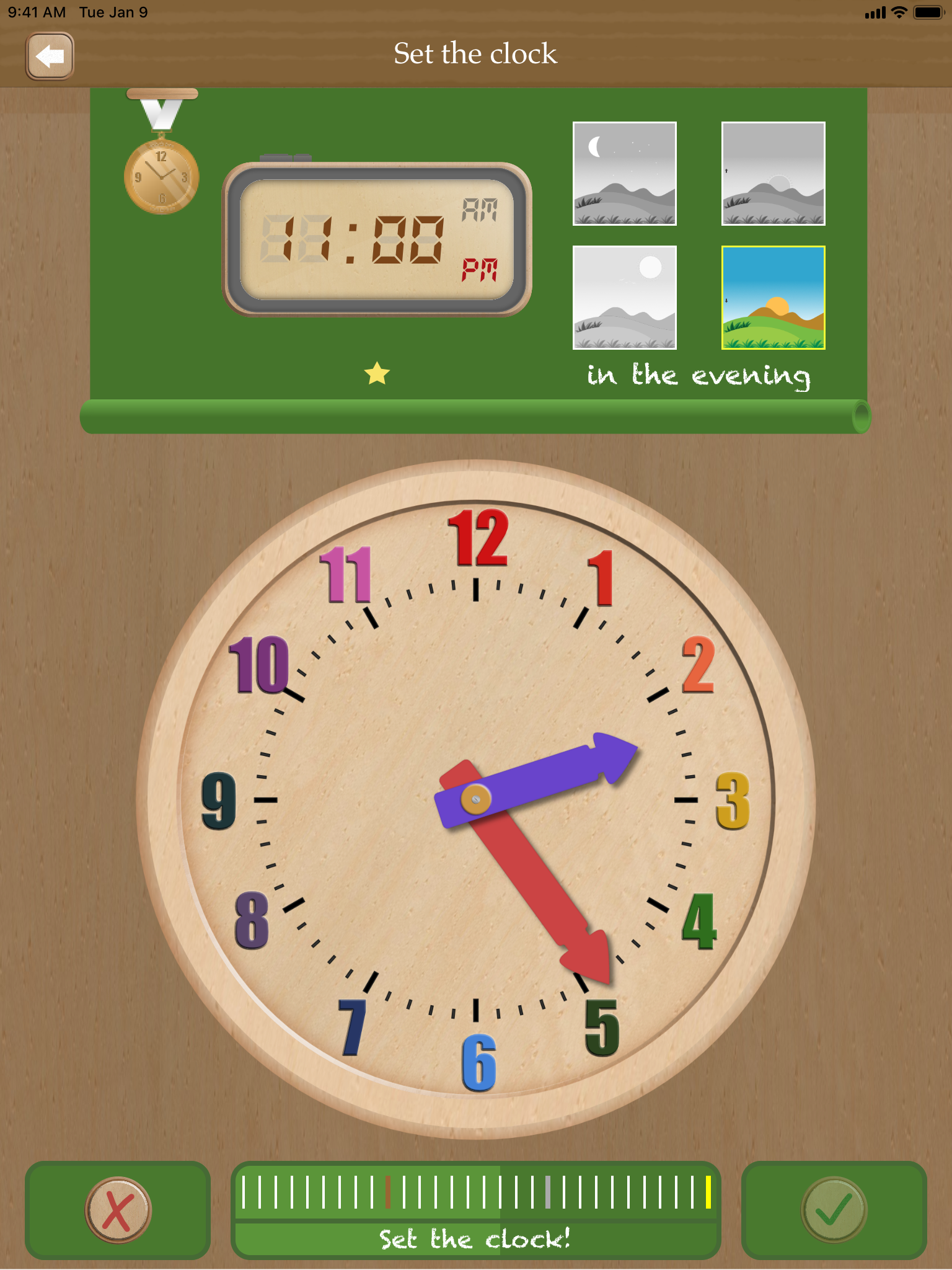 35 FREE Random Times Tell The Time Teaching Clock Real Time Battery Operated 